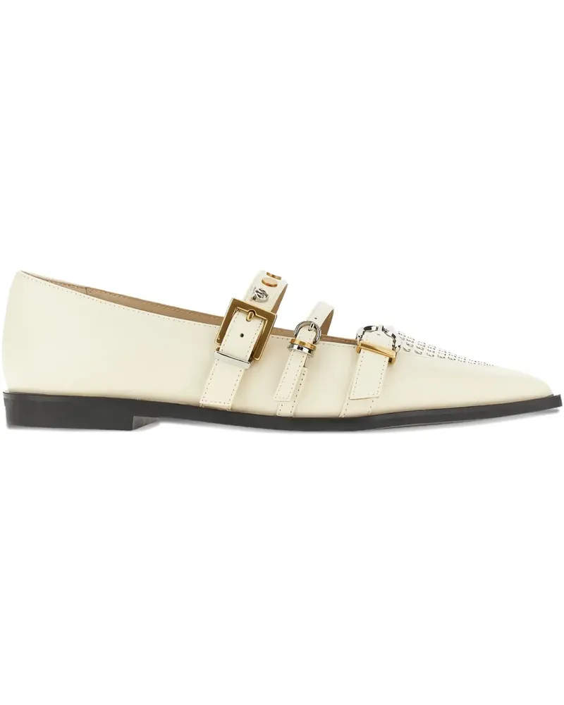 Pinko Ballerinas mit spitzer Kappe - Nude Nude