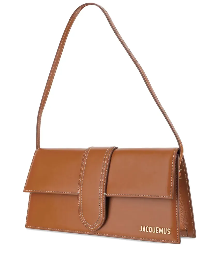 Jacquemus The Long Bambino Schultertasche mit Klappe - Braun Braun