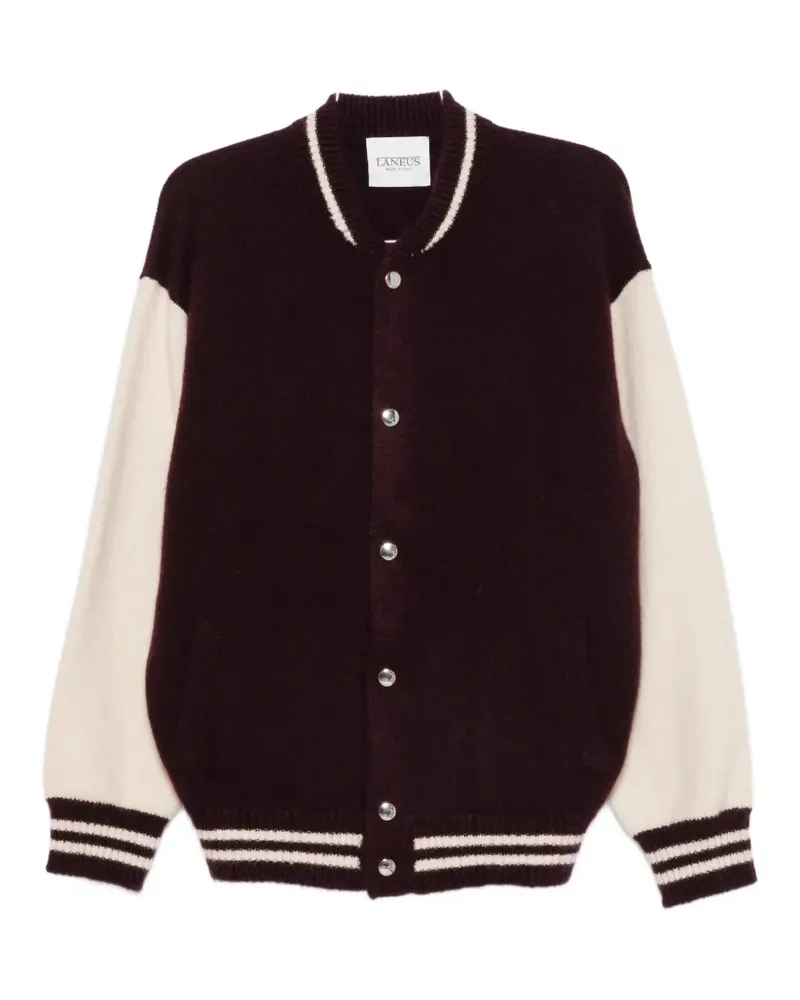 Laneus stripe-detail bomber jacket - Violett Violett