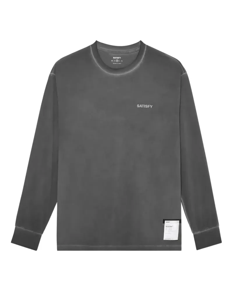 Satisfy Klassisches Langarmshirt - Grau Grau