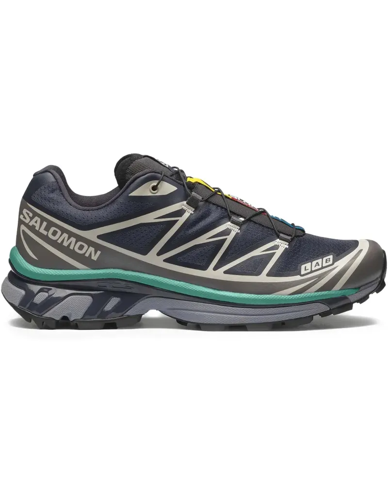 Salomon XT-6 "Nine Iron/Quicksilver" Sneakers - Schwarz Schwarz
