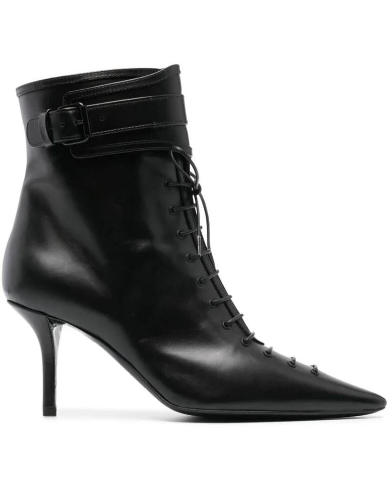 Philosophy Di Lorenzo Serafini Stiefeletten aus Leder 100mm Schwarz