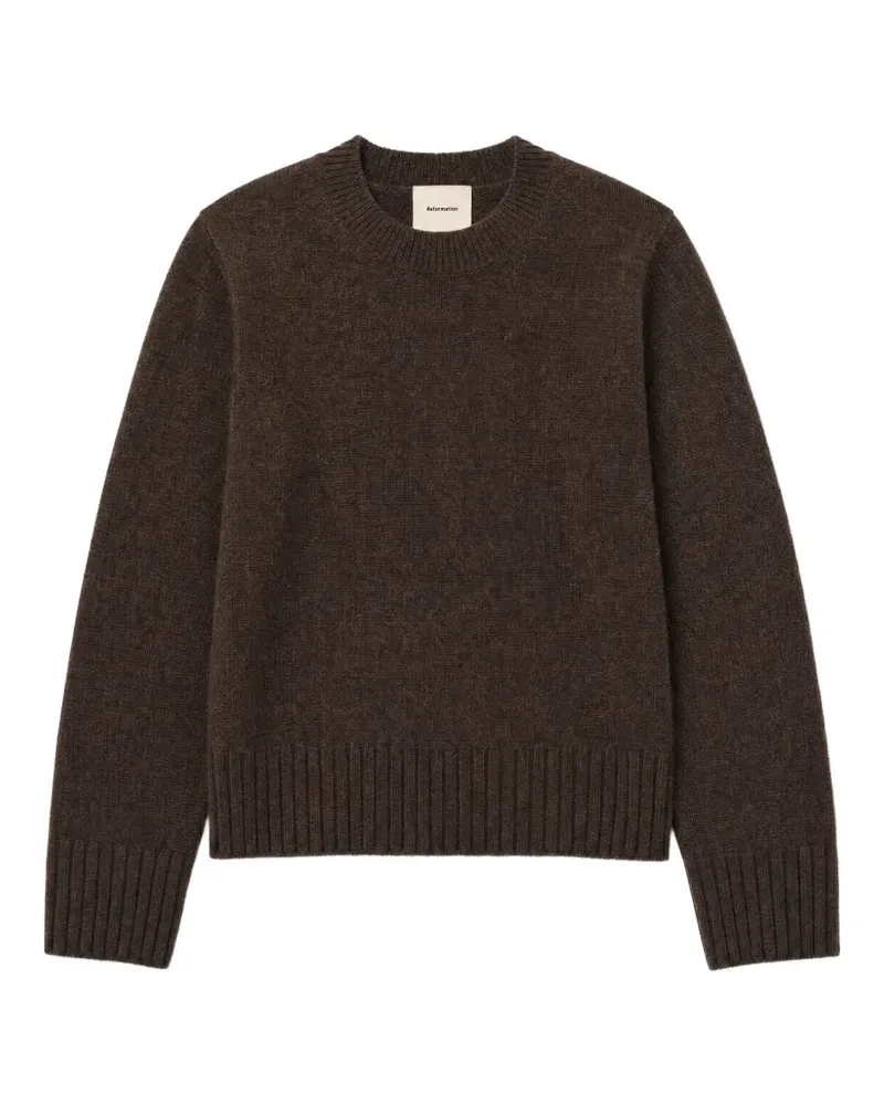 Reformation Cove Oversized-Pullover - Braun Braun