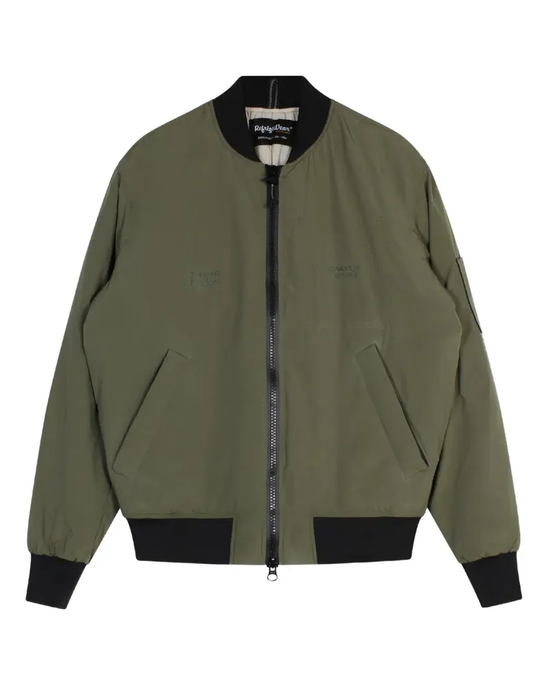 RefrigiWear Bomberjacke mit Reißverschluss - Grün Grün