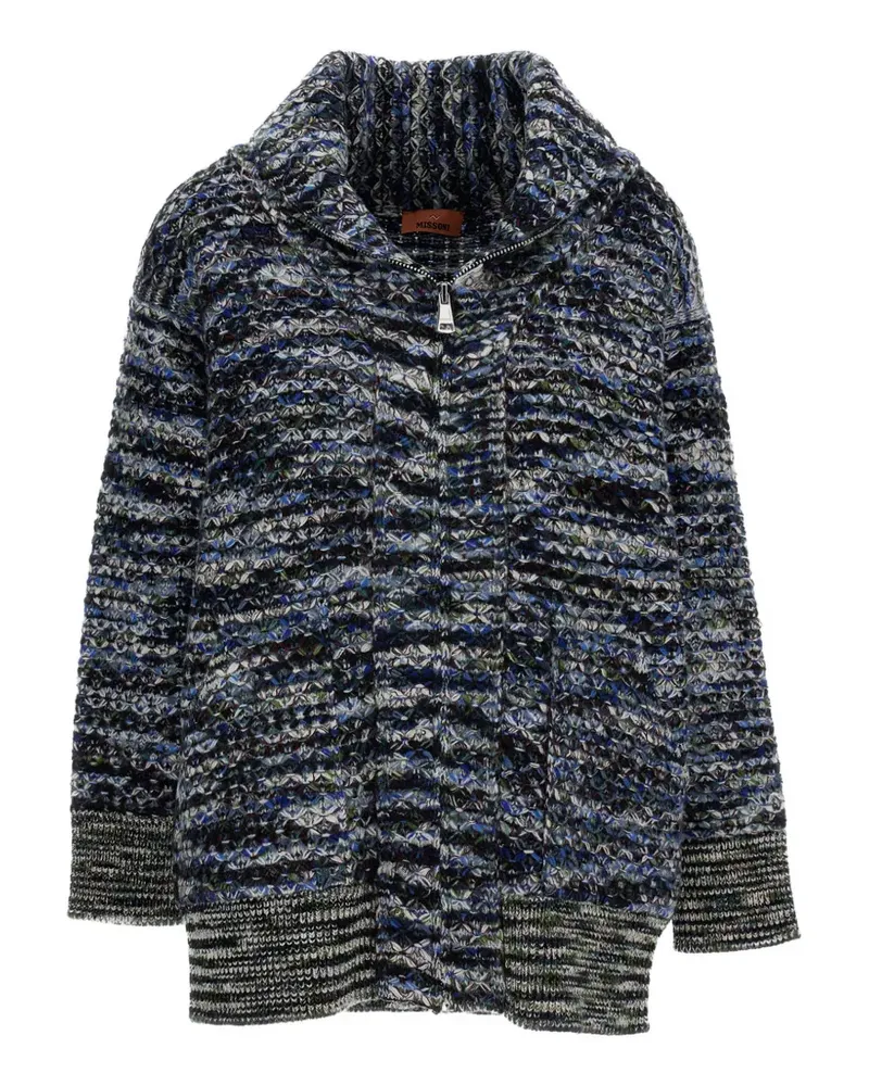 Missoni patch-pocket sweater - Blau Blau