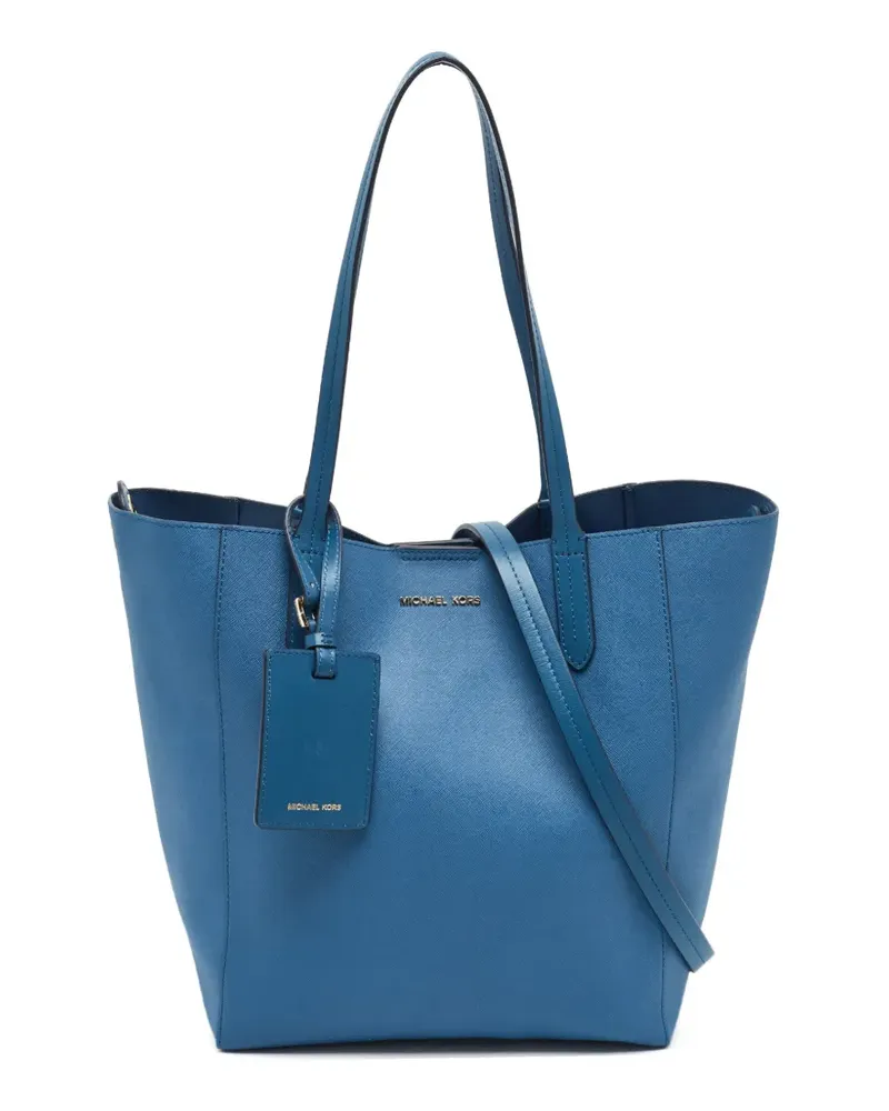 Michael Kors Penny Tote Bag aus Leder - Blau Blau