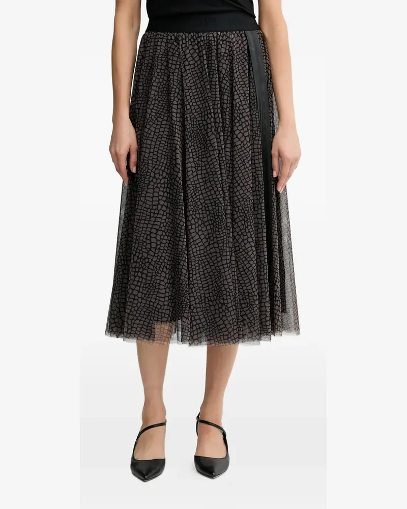 JOOP! Fridi belted midi skirt - Braun Braun