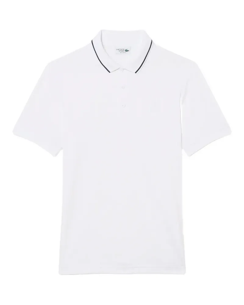 Lacoste piped pique polo shirt - Weiß Weiß
