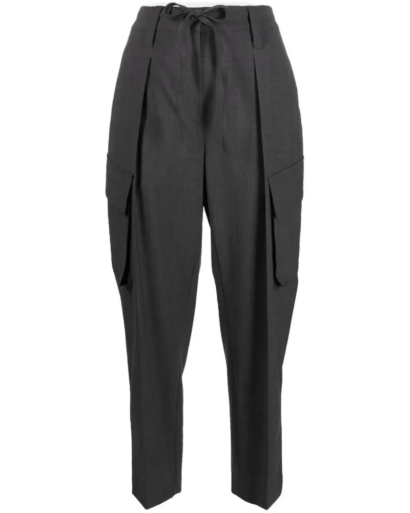 Brunello Cucinelli Hose mit Kordelzug - Grau Grau