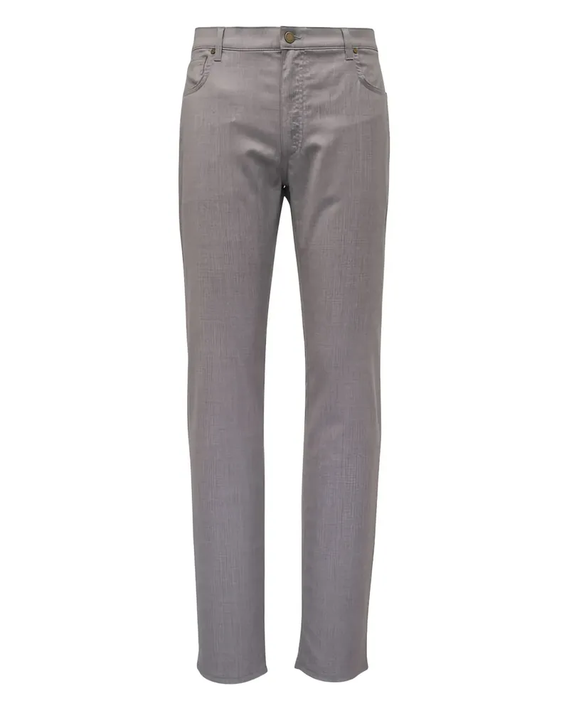 Maurizio Baldassari buttoned-fastening trousers - Braun Braun