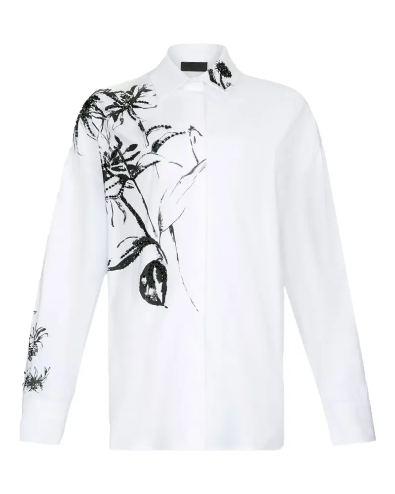 Liu Jo Hemd mit Print - Weiß Weiß