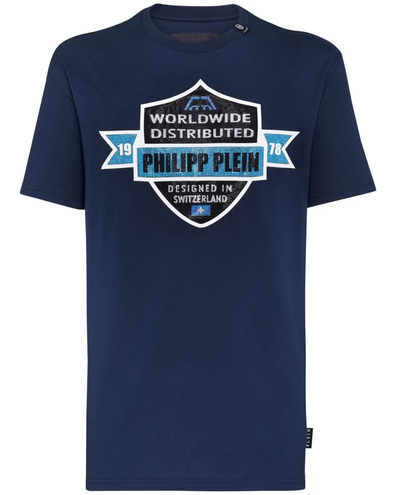 Philipp Plein PP Crest T-Shirt - Blau Blau