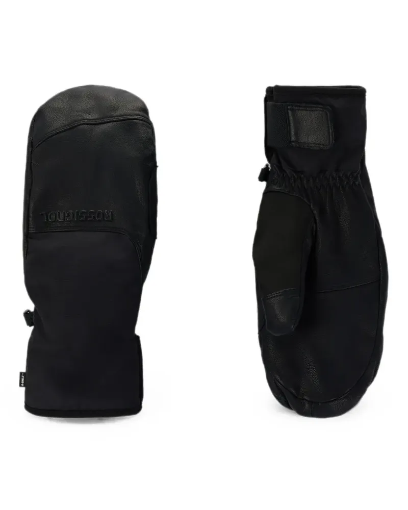 Rossignol Fäustlinge mit Logo-Prägung - Schwarz Schwarz