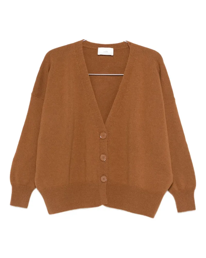 SOLOTRE V-neck cardigan - Braun Braun