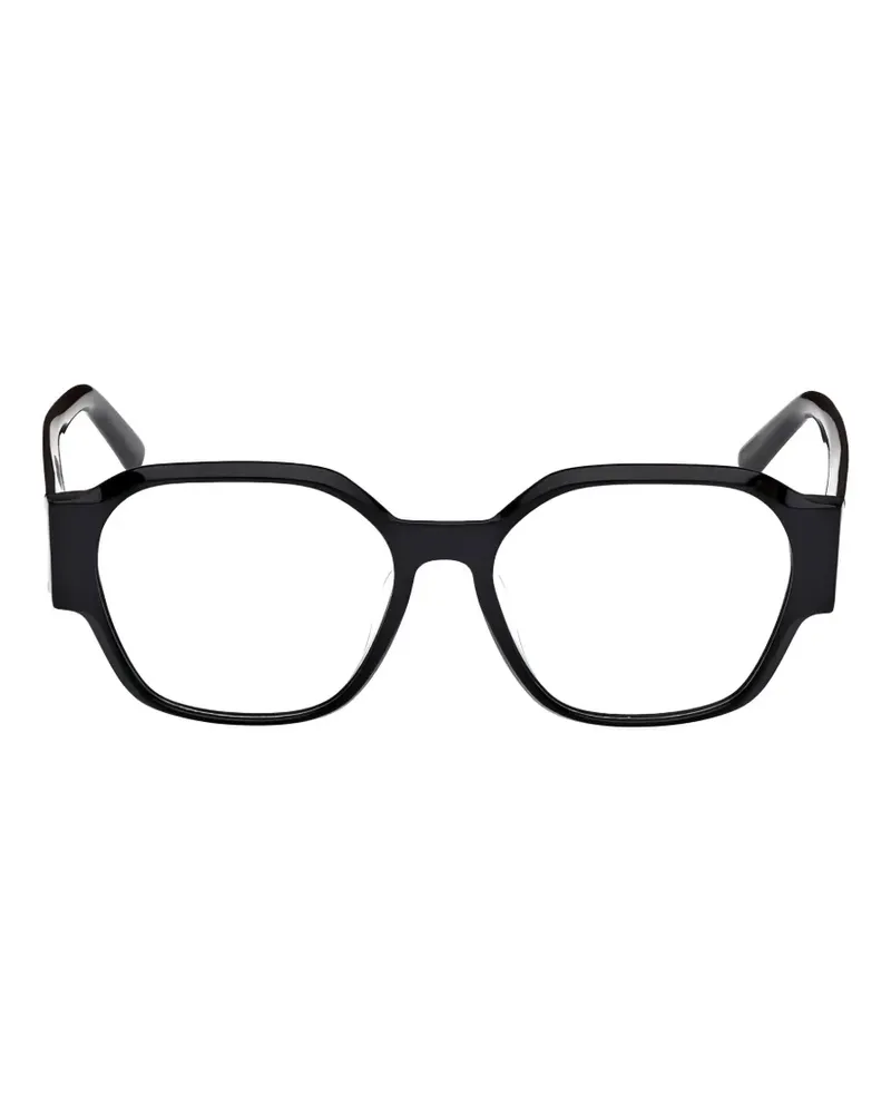 MCM rectangle-frame glasses - Schwarz Schwarz