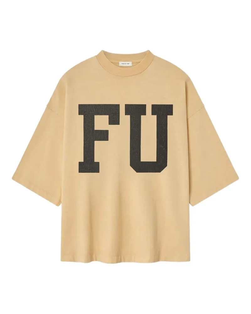 Fear of God relaxed "fu" tee - Nude Nude