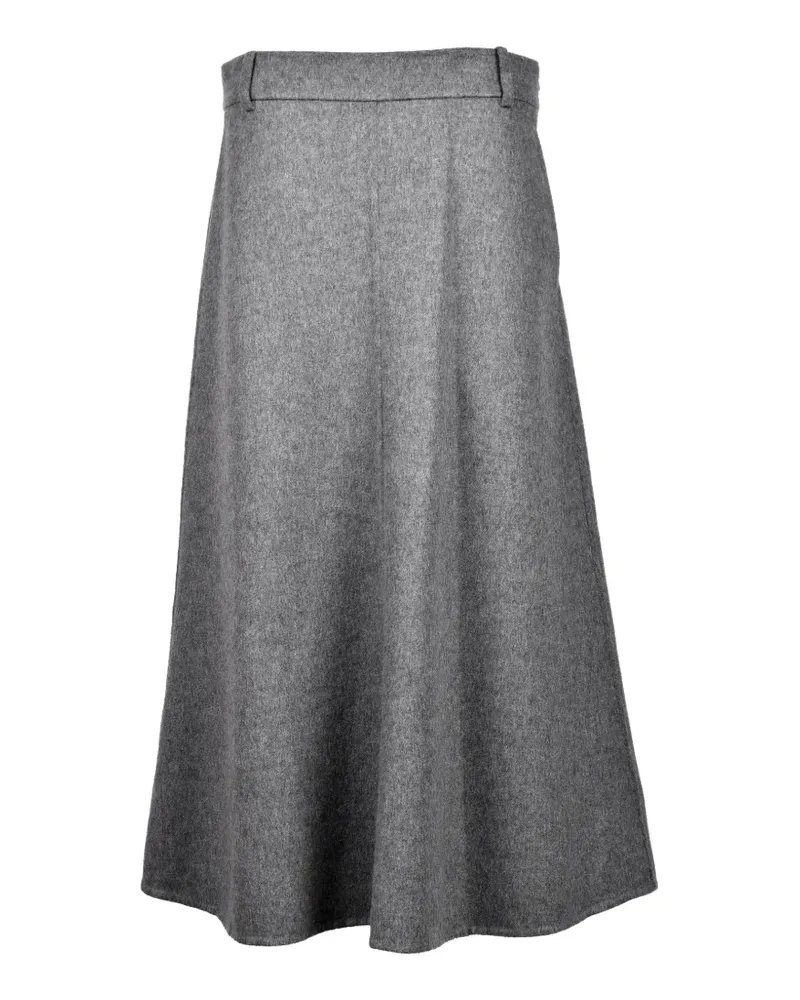 Brunello Cucinelli A-line midi skirt - Grau Grau