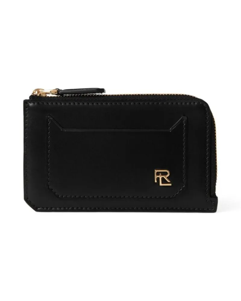 Ralph Lauren Portemonnaie mit Logo-Schild - Schwarz Schwarz