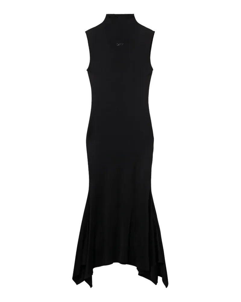 OFF-WHITE sleeveless high-neck dress - Schwarz Schwarz