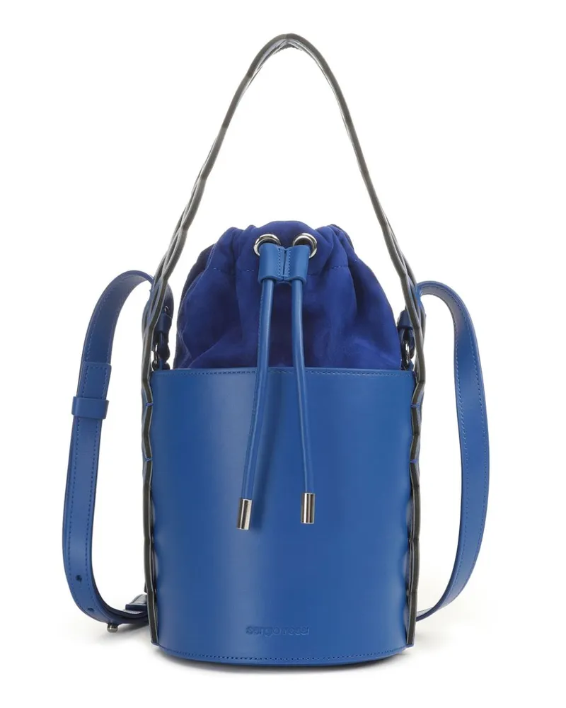 Sergio Rossi Sr Mermaid Beuteltasche - Blau Blau