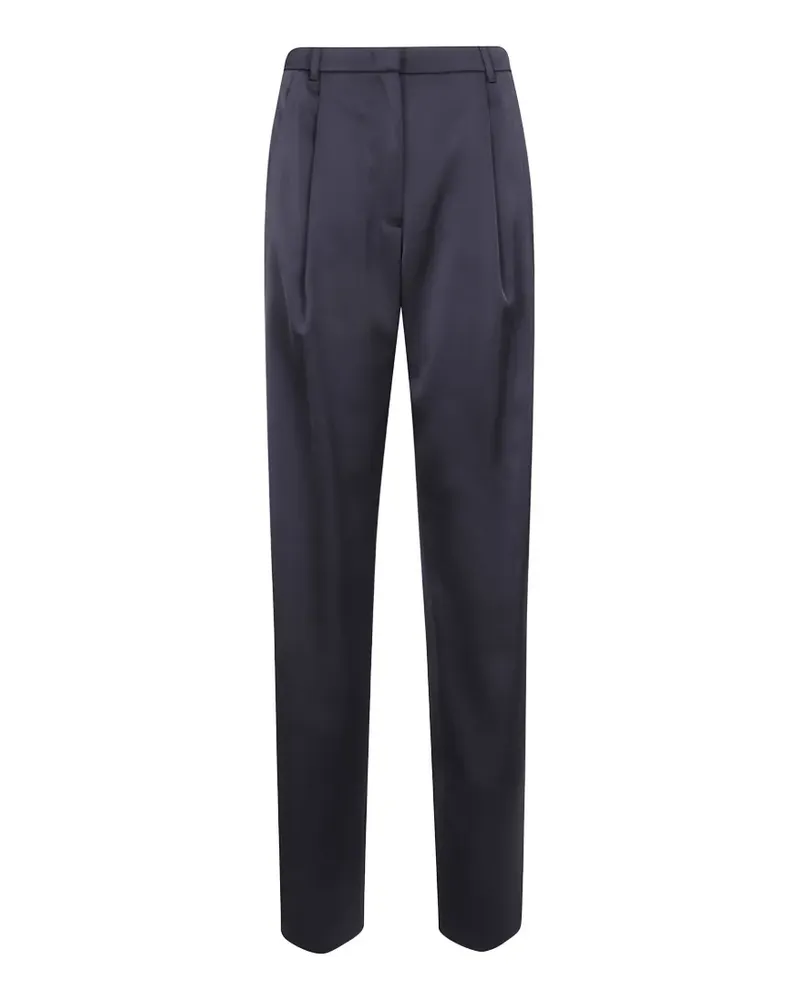Emporio Armani Hose aus Satin - Schwarz Schwarz