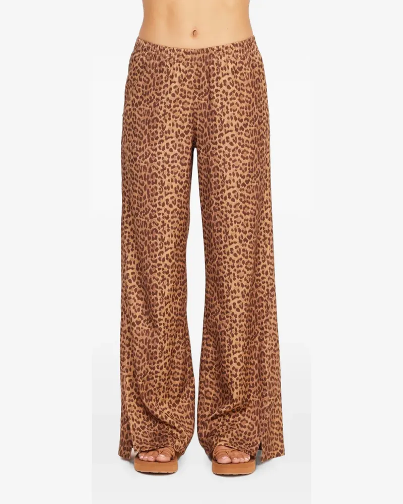 The Upside Javan Juliet leopard-print trousers - Braun Braun