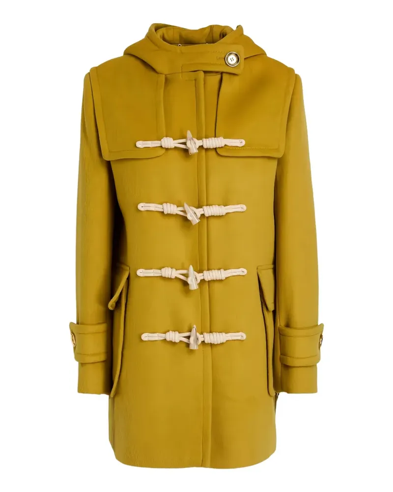 Zimmermann hooded toggle-fastening coat - Gelb Gelb
