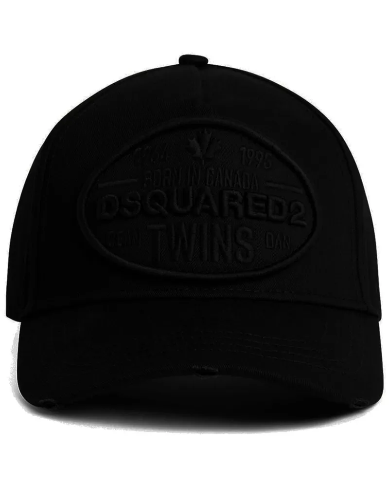 Dsquared2 Baseballkappe mit Logo-Patch Schwarz