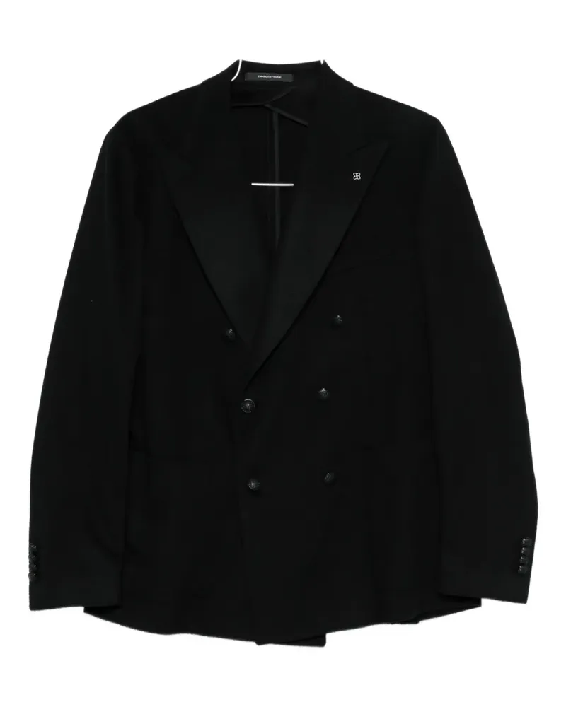 Tagliatore double-breasted jacket - Schwarz Schwarz