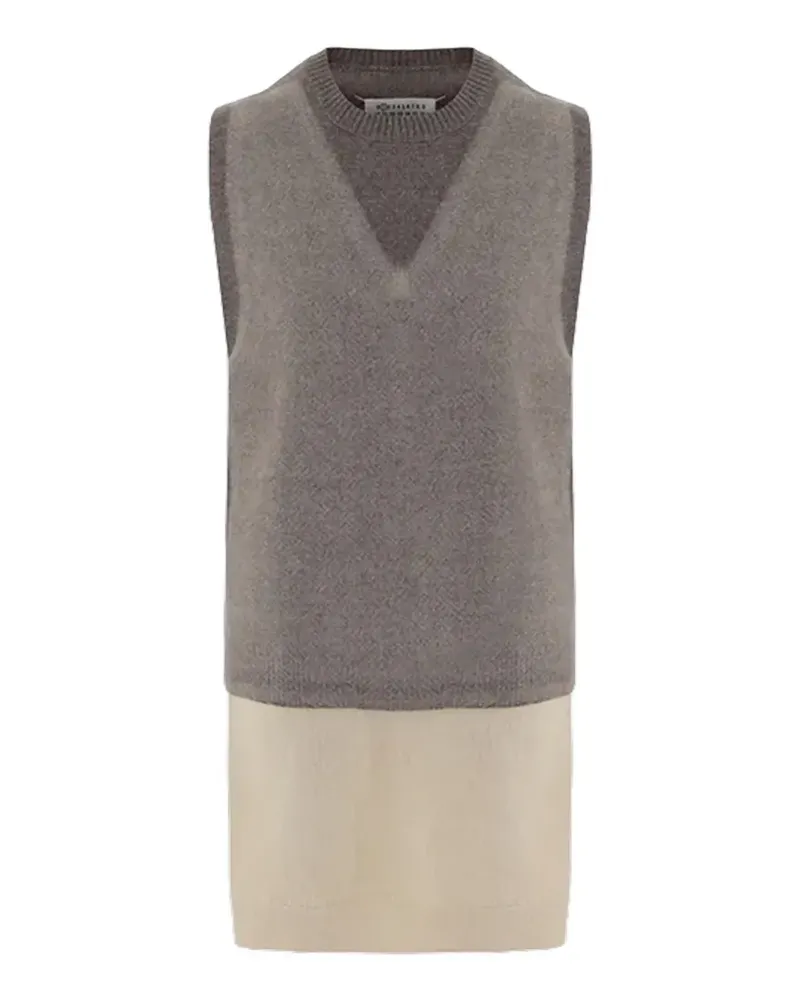 Maison Margiela Pullunder im Layering-Look - Grau Grau