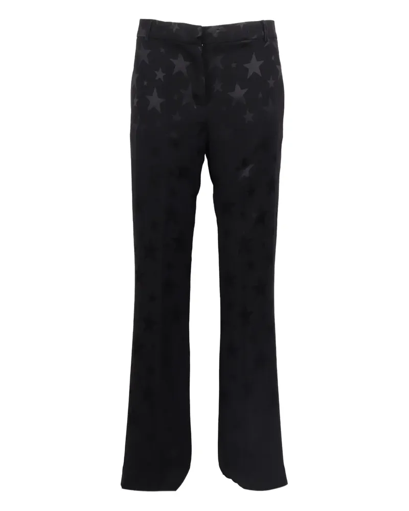 SHIRTAPORTER star-print trousers - Schwarz Schwarz