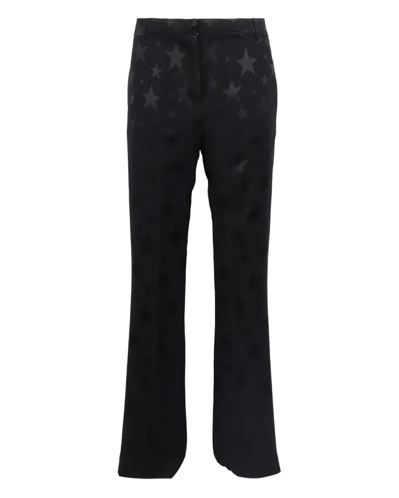 SHIRTAPORTER star-print trousers - Schwarz Schwarz