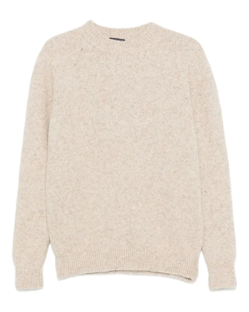 Herno Pullover mit Rundhalsausschnitt - Nude Nude