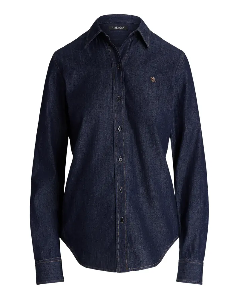 Ralph Lauren Jeanshemd mit Logo-Stickerei - Blau Blau