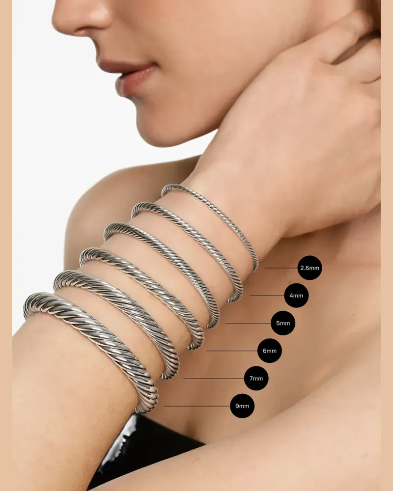 David Yurman Cable Flex® bracelet - Silber Silber