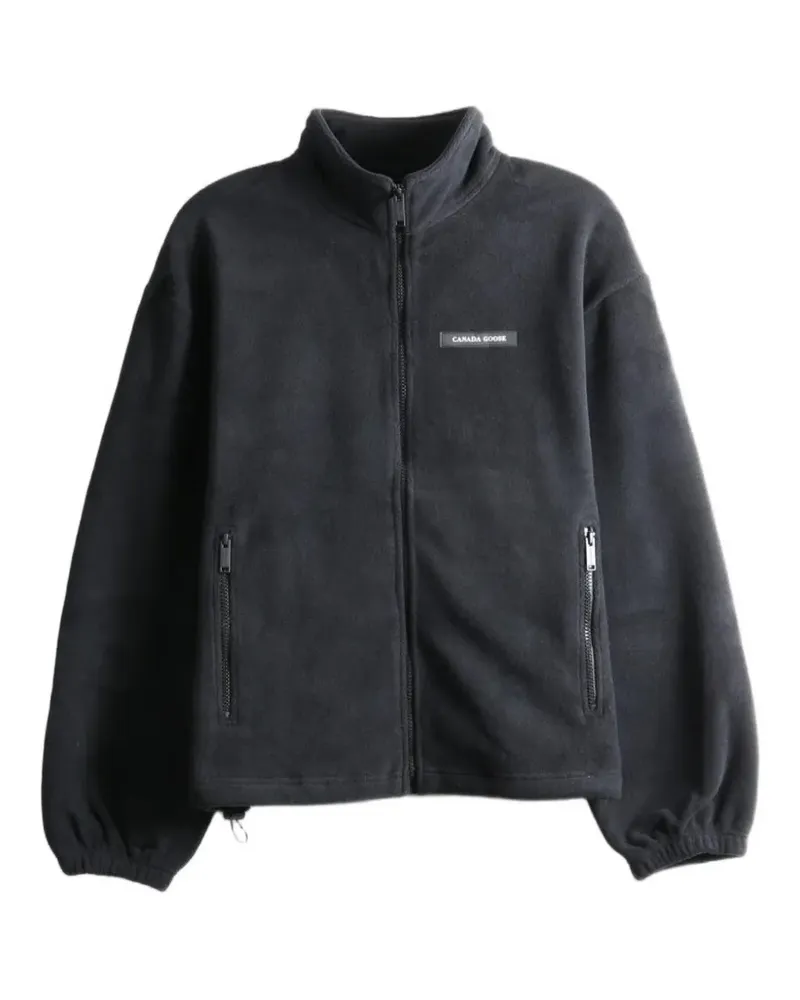 Canada Goose Tayen fleece-texture zip-up jacket - Schwarz Schwarz