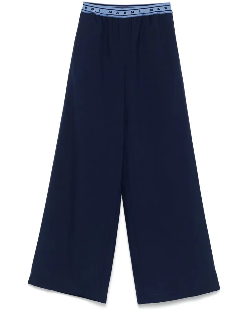 Marni Hose aus Wolle - Blau Blau