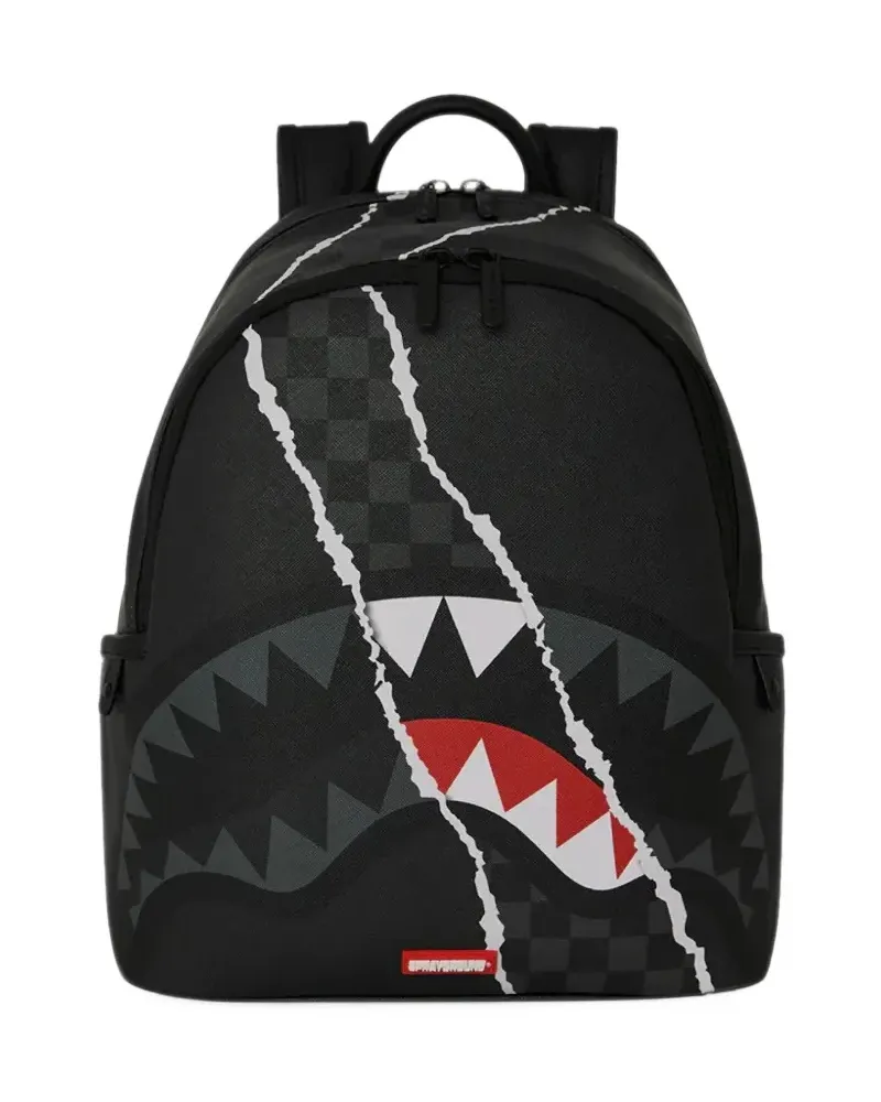 Sprayground Shark Slash Savage backpack - Schwarz Schwarz
