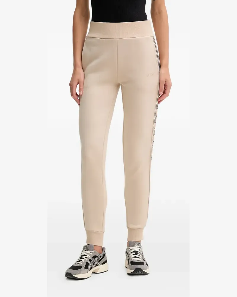 Guess Jogginghose mit Logo-Print - Nude Nude