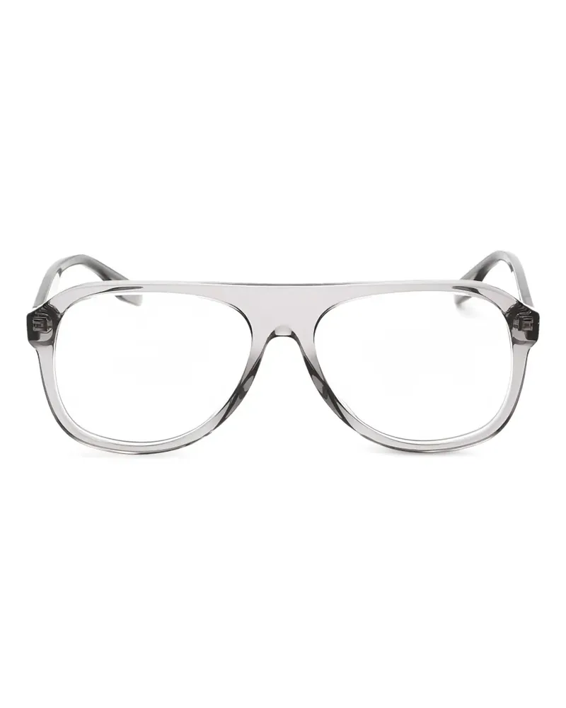 Marc Jacobs Transparente Pilotenbrille - Grau Grau