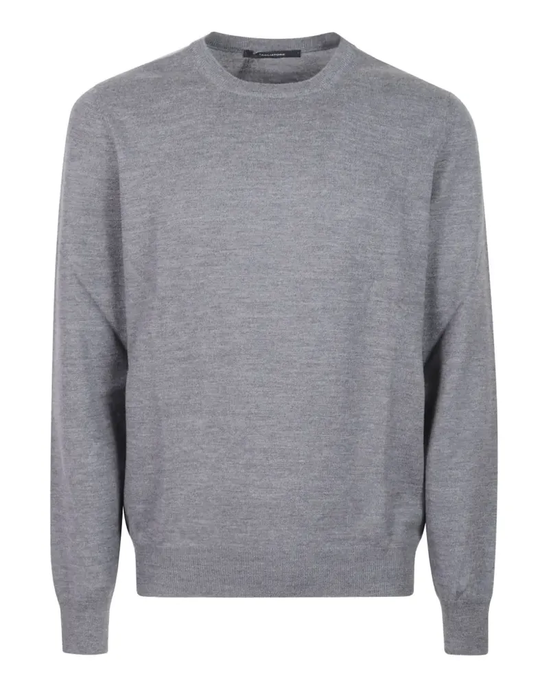 Tagliatore Pullover mit rundem Ausschnitt - Grau Grau