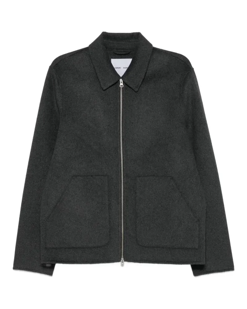 Samsøe & Samsøe Sapaulo Jacke mit Reißverschluss - Grau Grau
