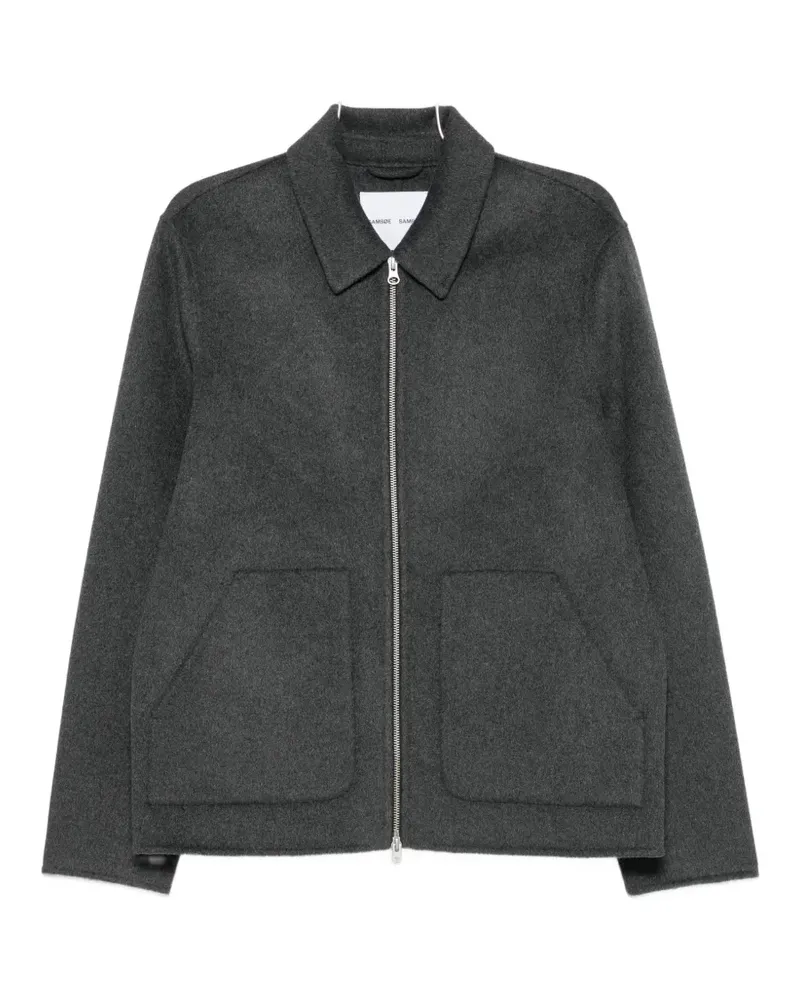 Samsøe & Samsøe Sapaulo Jacke mit Reißverschluss - Grau Grau