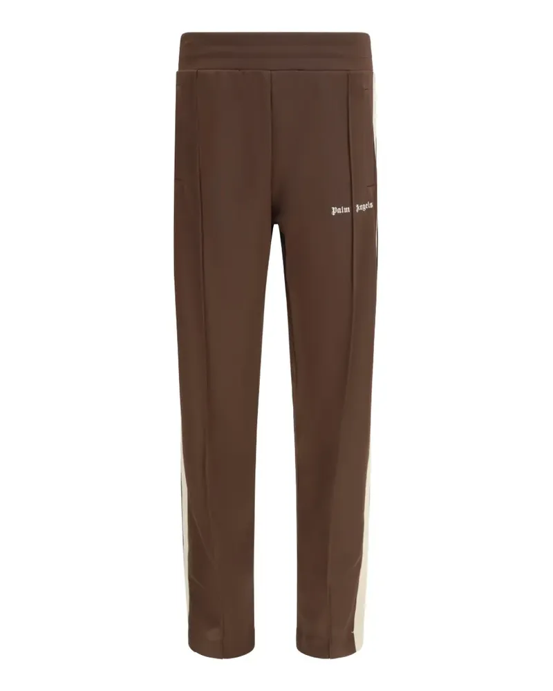 Palm Angels logo-print side-stripe track pants - Braun Braun