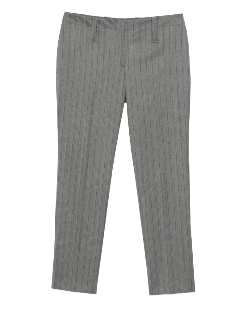 Alexander McQueen Hose mit Nadelstreifen - Grau Grau