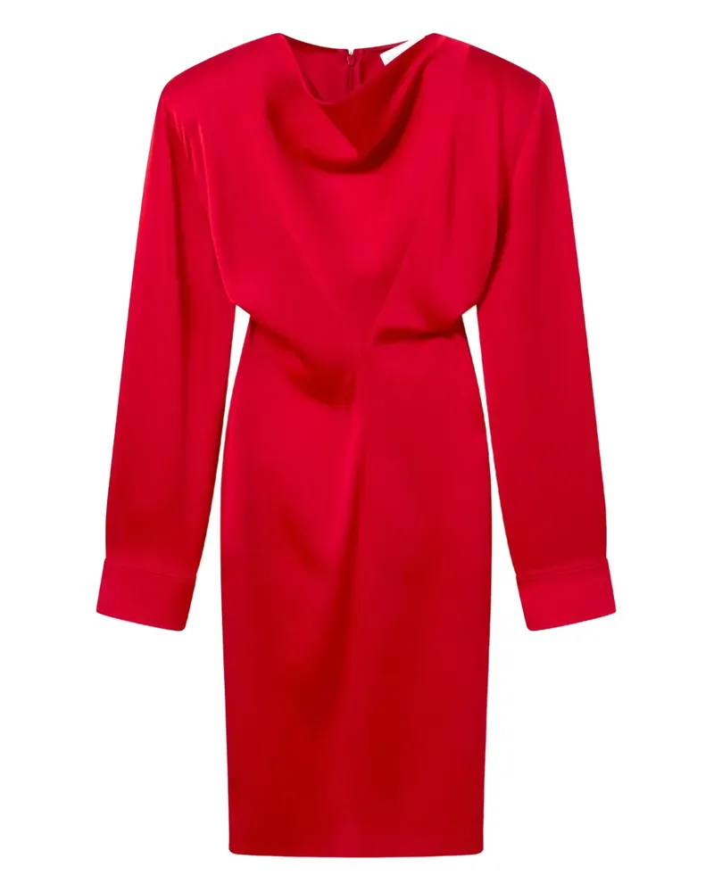 Stella McCartney Kleid mit Schalkragen - Rot Rot