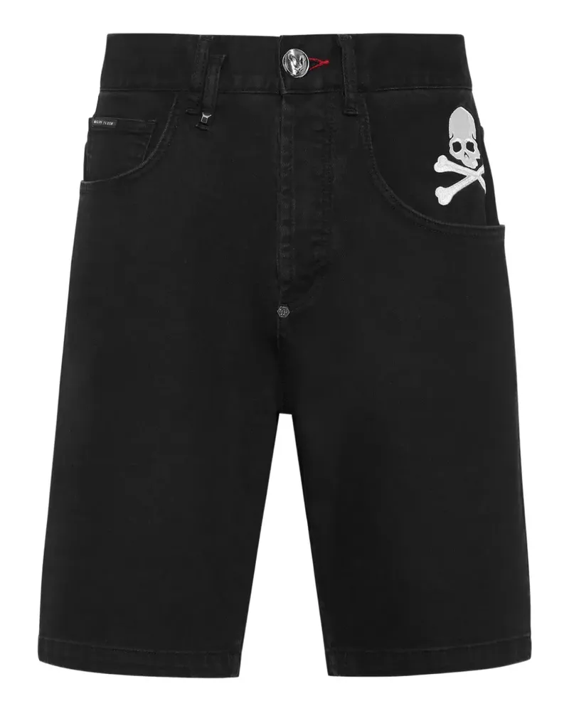 Philipp Plein Denim Formentera Shorts - Schwarz Schwarz