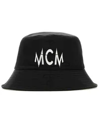 MCM Fischerhut mit Logo-Stickerei Schwarz