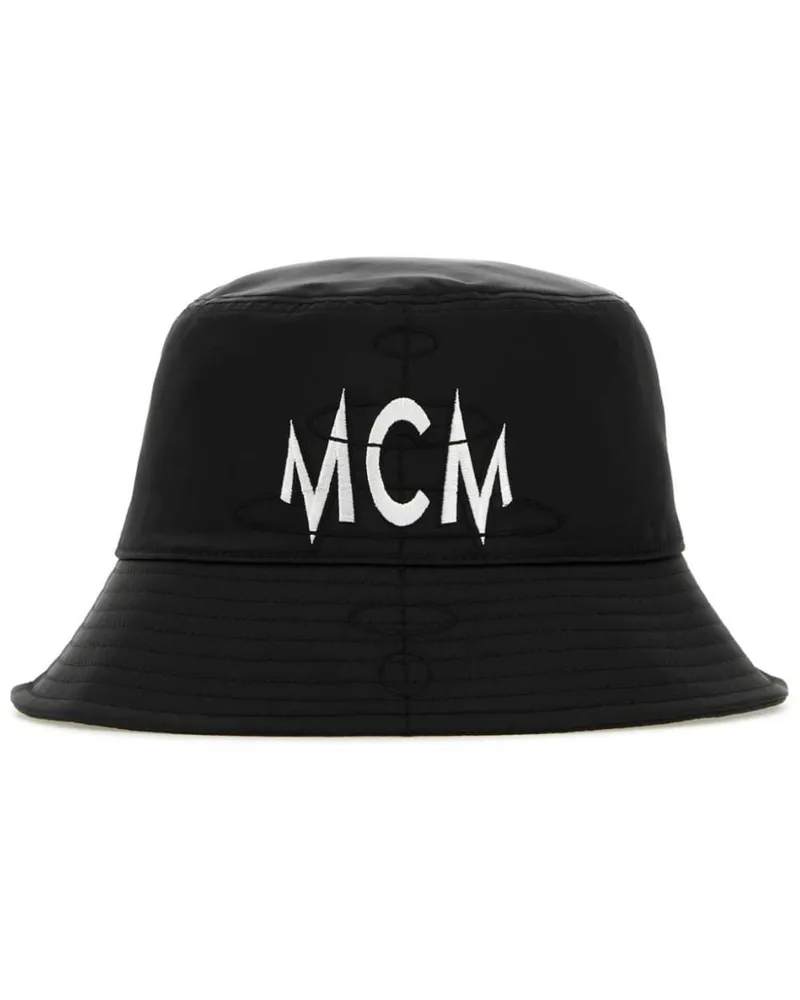 MCM Fischerhut mit Logo-Stickerei - Schwarz Schwarz