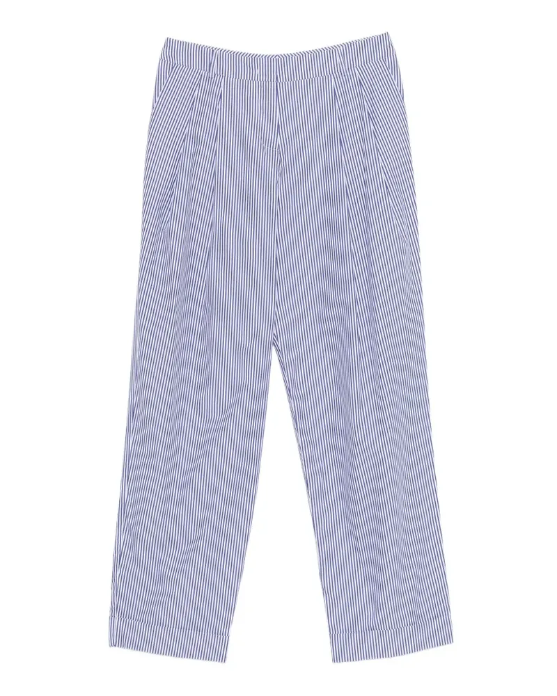Vivetta striped pleated trousers - Blau Blau